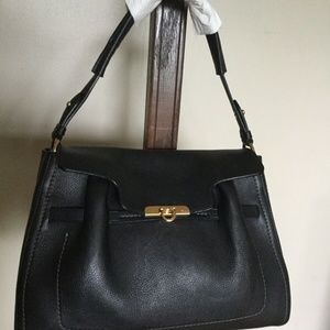 Ferragamo Hortense Black Satchel